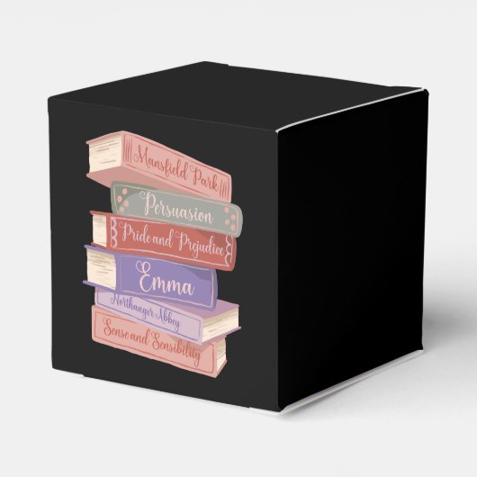 Jane Austen's Novels V Bedankdoosjes (Achterkant)