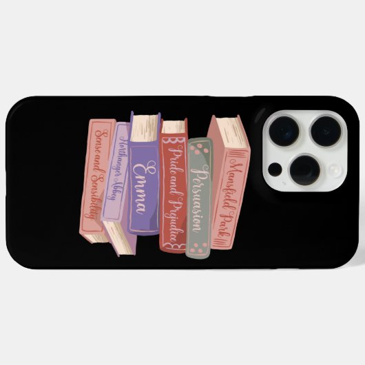 Jane Austen's Novels V Case-Mate iPhone Case (Achterkant (horizontaal))