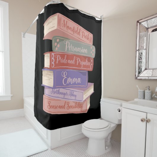 Jane Austen's Novels V Douchegordijn (In situ)
