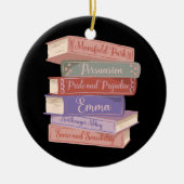 Jane Austen's Novels V Keramisch Ornament (Voorkant)