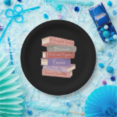 Jane Austen's Novels V Papieren Bordje (Feest)