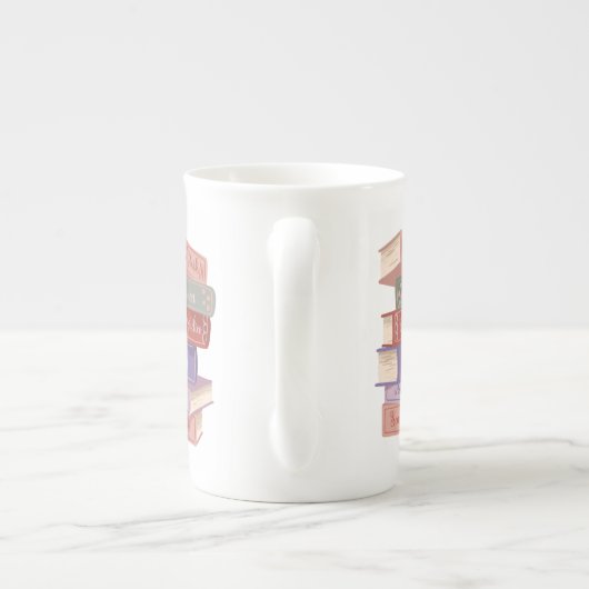 Jane Austen's Novels V Porselein Kop (Achterkant)