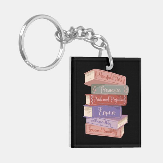 Jane Austen's Novels V Sleutelhanger (Voorkant Links)