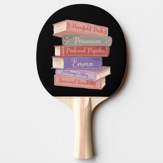 Jane Austen's Novels V Tafeltennisbatje (Achterkant)