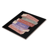 Jane Austen's Novels V Tegeltje (Zijkant)