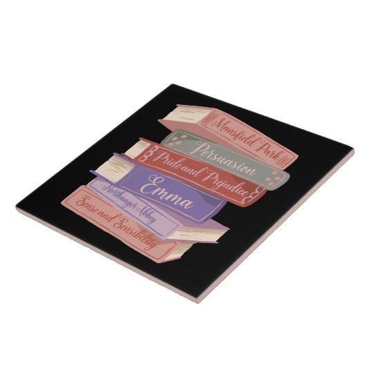 Jane Austen's Novels V Tegeltje (Zijkant)