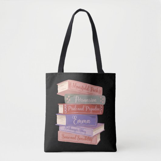 Jane Austen's Novels V Tote Bag (Voorkant)