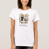 Jane Austen's Persuasion Crest stroomt naar shirt (Voorkant)