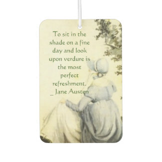 Jane Austen's Portrait +quote Luchtverfrisser