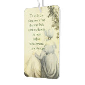 Jane Austen's Portrait +quote Luchtverfrisser (Links)