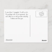 Jane Austen's Pride Briefkaart (Achterkant)