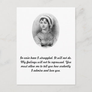 Jane Austen's Pride Briefkaart