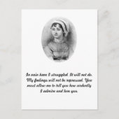 Jane Austen's Pride Briefkaart (Voorkant)