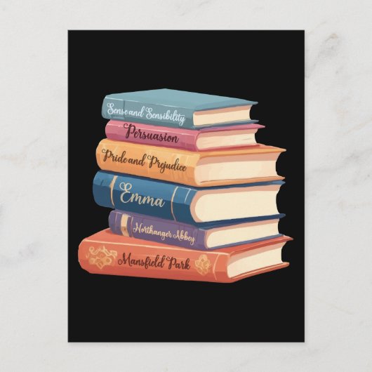 Jane Austen's romans VII Briefkaart (Voorkant)