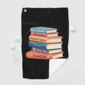 Jane Austen's romans VII Golfhanddoek (Insitu)
