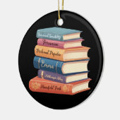 Jane Austen's romans VII Keramisch Ornament (Links)