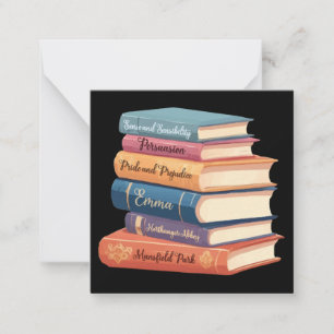 Jane Austen's romans VII Notitiekaartje