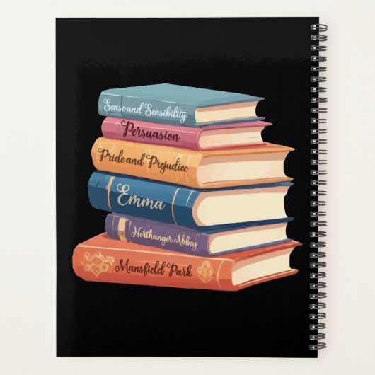 Jane Austen's romans VII Planner (Achterkant)