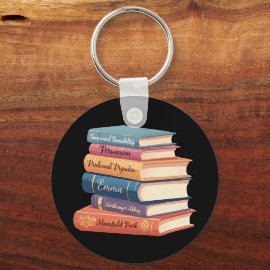 Jane Austen's romans VII Sleutelhanger (Voorkant)