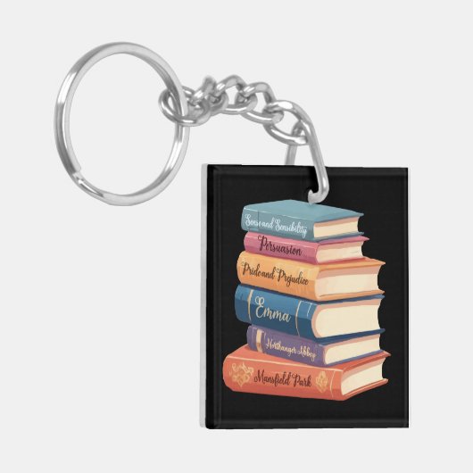 Jane Austen's romans VII Sleutelhanger (Voorkant Links)