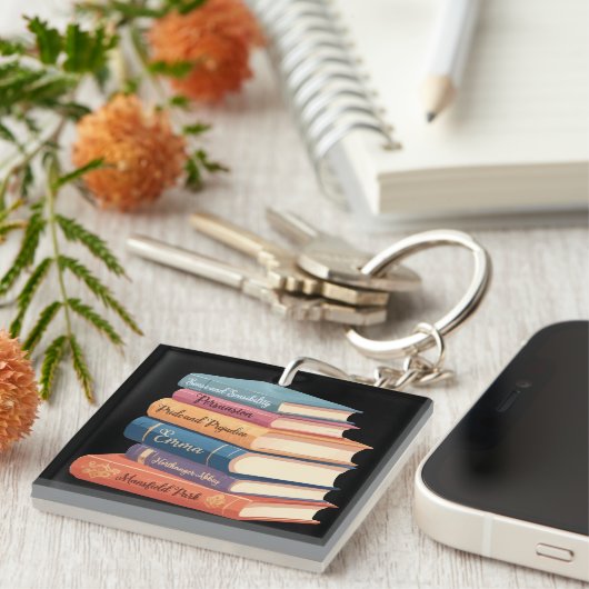 Jane Austen's romans VII Sleutelhanger (Voorkant Rechts)