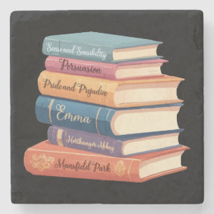 Jane Austen's romans VII Stenen Onderzetter