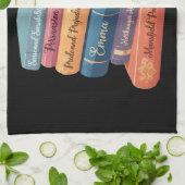 Jane Austen's romans VII Theedoek (Gevouwen)