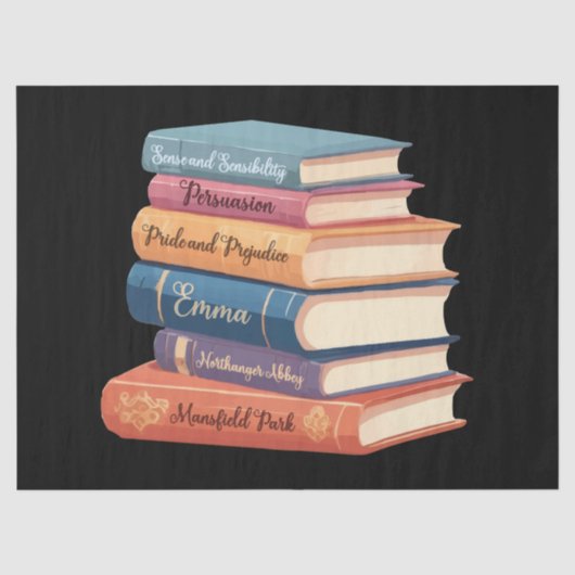 Jane Austen's romans VII Tissuepapier (Voorkant)