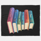 Jane Austen's romans VIII Fleece Deken (Voorkant (Horizontaal))
