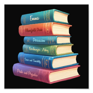 Jane Austen's romans VIII Foto Afdruk