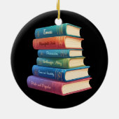 Jane Austen's romans VIII Keramisch Ornament (Achterkant)