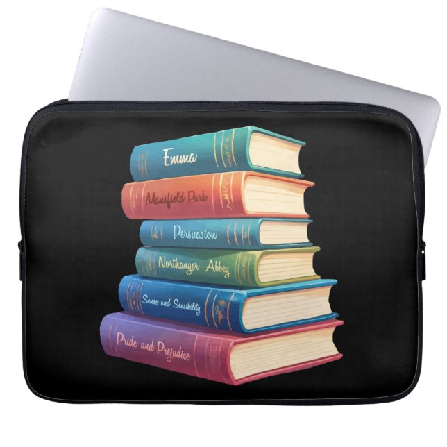 Jane Austen's romans VIII Laptop Sleeve (Voorkant)