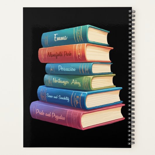 Jane Austen's romans VIII Planner (Achterkant)