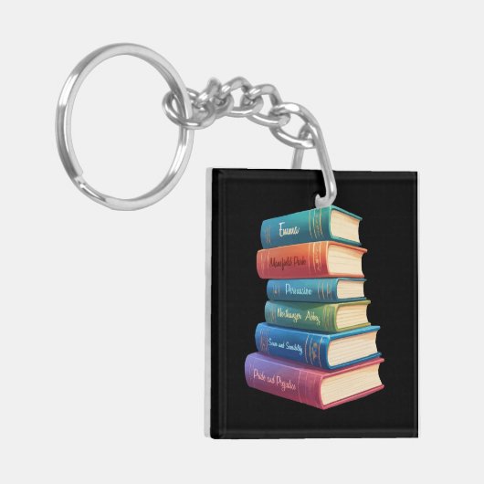 Jane Austen's romans VIII Sleutelhanger (Voorkant Links)