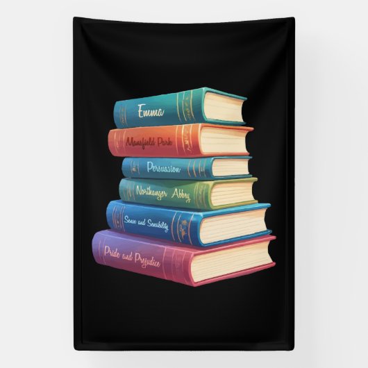 Jane Austen's romans VIII Spandoek (Verticaal)