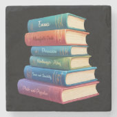 Jane Austen's romans VIII Stenen Onderzetter (Voorkant)