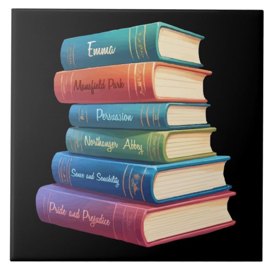 Jane Austen's romans VIII Tegeltje (Voorkant)