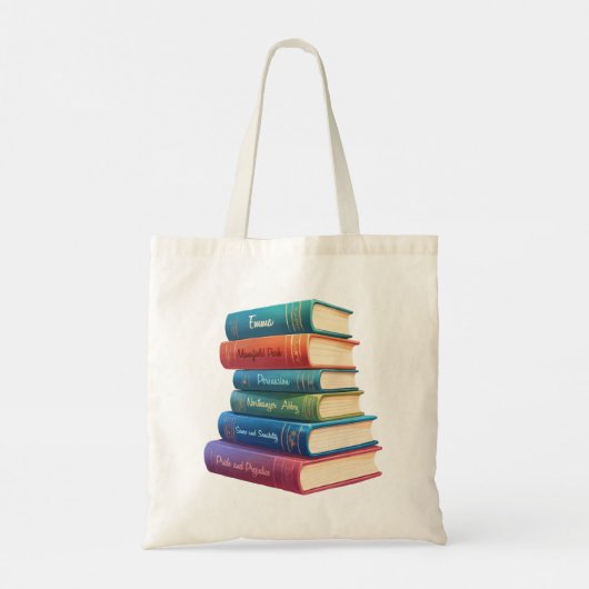 Jane Austen's romans VIII Tote Bag (Achterkant)