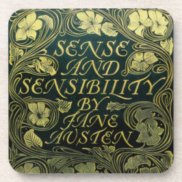 Jane Austen's "Sense and Sensibility" Bier Onderzetter