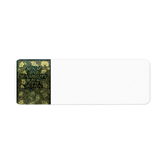 Jane Austen's Sense and Sensibility Etiket (Voorkant)