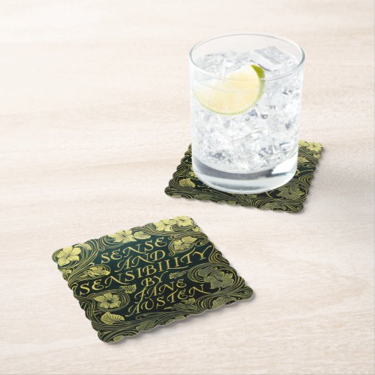 Jane Austen's "Sense and Sensibility"  Kartonnen Onderzetters (Insitu)