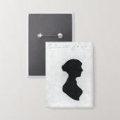 Jane Austens Silhouet Button (Voorkant / Achterkant)