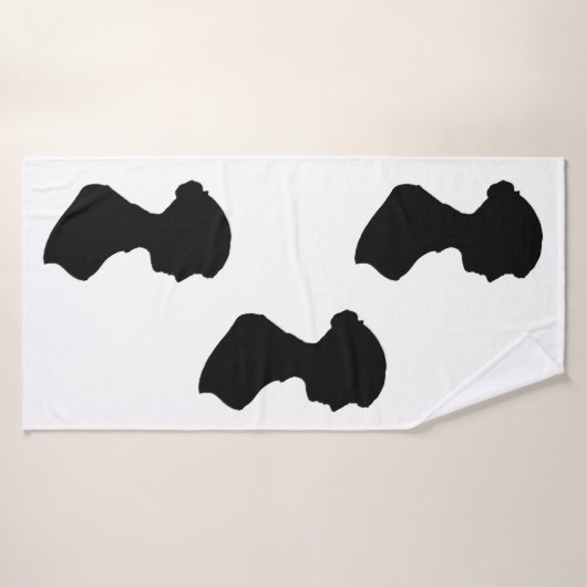 Jane Austen's silhouette Badhanddoek (Badhanddoek)