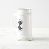 Jane Austen's Silhouette Bierpul (Voorkant links)