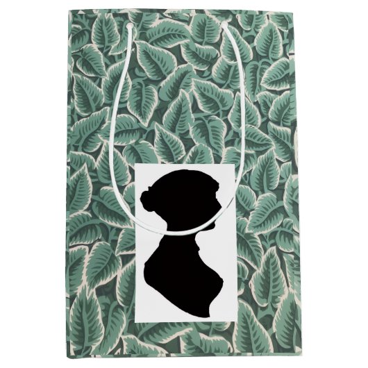 Jane Austen's Silhouette &  Home Wallpaper Medium Cadeauzakje (Voorkant)