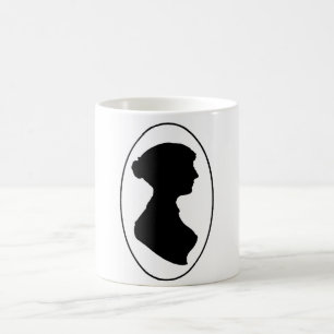 Jane Austen's Silhouette Magische Mok