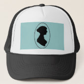 Jane Austen's Silhouette Trucker Pet (Voorkant)
