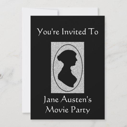 Jane Austen's Tea Party Invitation 2 Kaart (Voorkant)