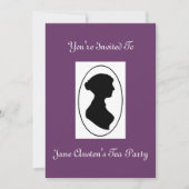 Jane Austen's Tea Party Invitation Kaart (Voorkant)