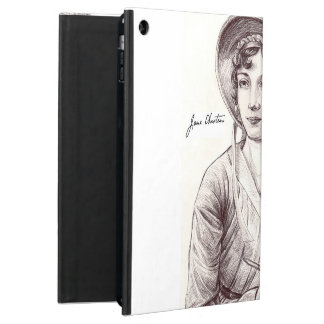 Jane Austin met een glimlach voor iPad iPad Air Hoesje